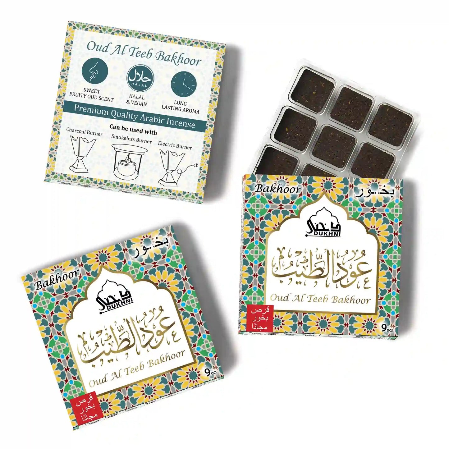 Dukhni Oud Bakhoor Incense — 28 Pieces